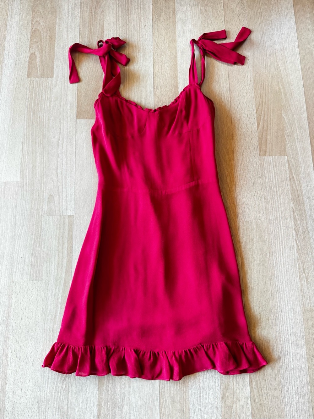 Reformation Red Mini Dress